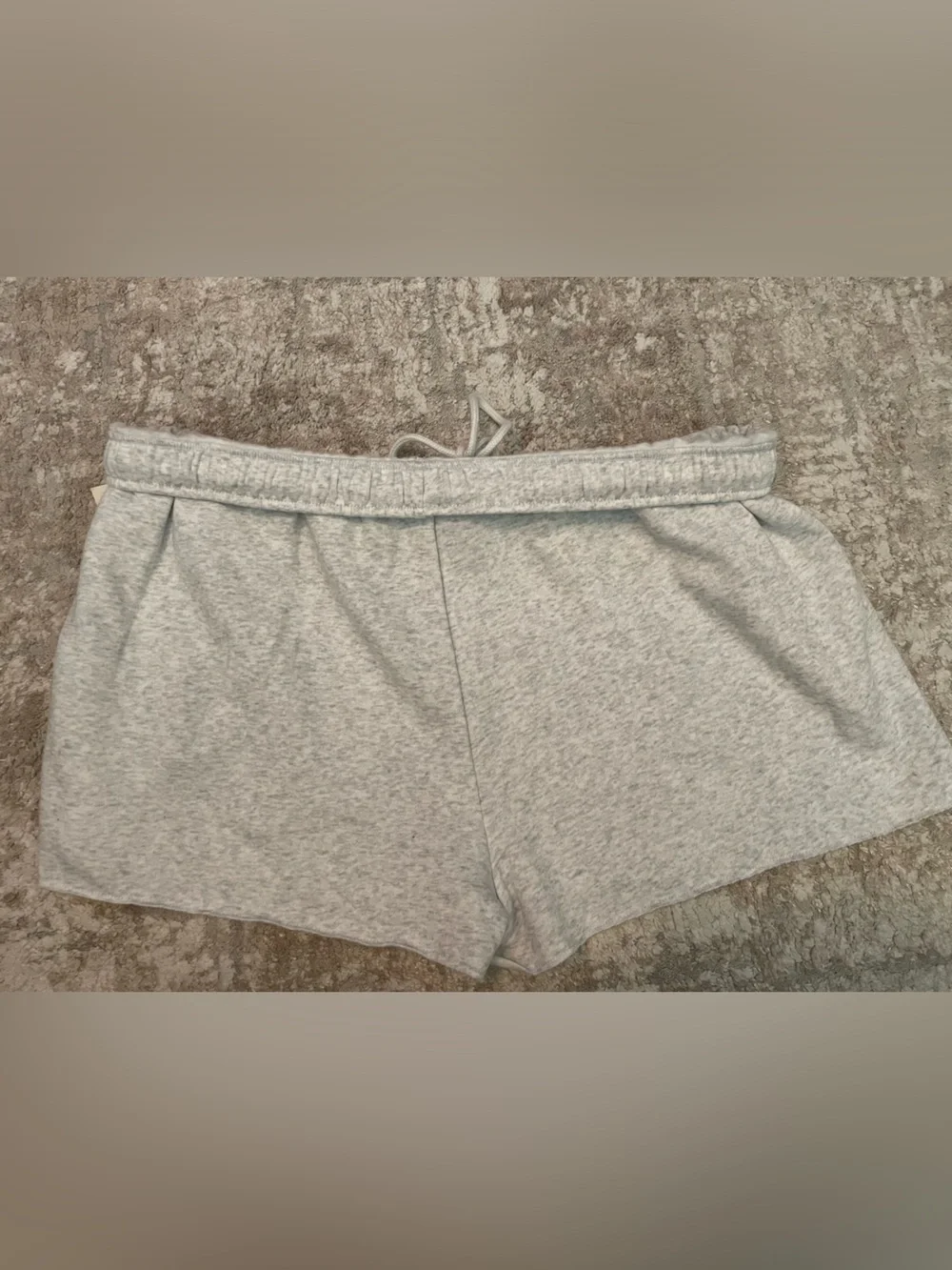 No Boundaries Heather Gray Drawstring Foldover lace Shorts size XXL-NWT